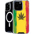 Marijuana Rasta Distressed iPhone 16 Pro MagSafe Case